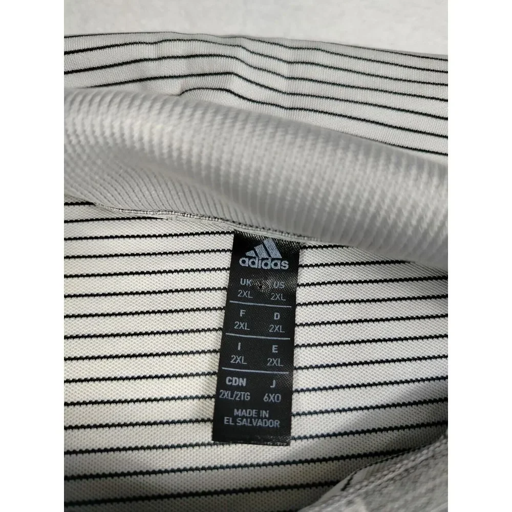 Adidas Polo Shirt Men's XXL Multicolored Athletic‎ Athleisure Activewear Golf